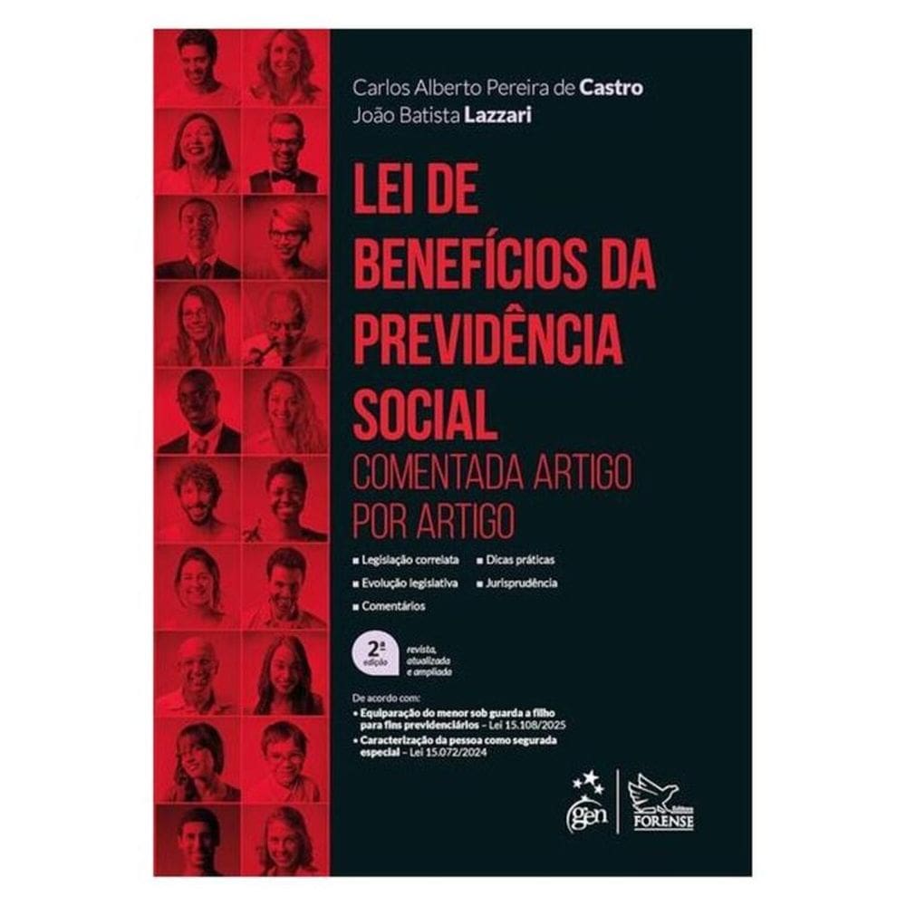 Lei De Benefícios Da Previdência Social - 2ª Edição 2025