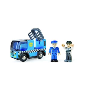 Jogue Set Set Police Car com sirene com bonecos de ação com mais de 3 anos