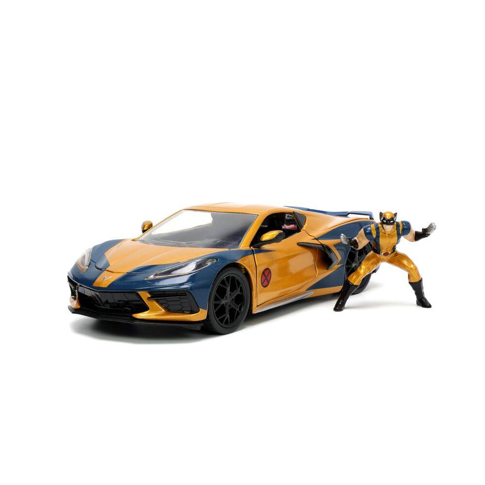 Carro fundido sob pressão Jada Toys Marvel Wolverine X-Men 1:24 2020