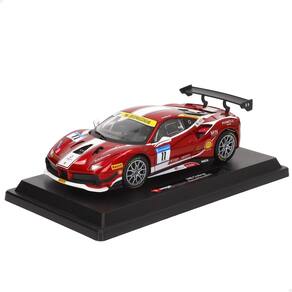 Metal fundido sob pressão Bburago 1:24 Racing 488 Challenge Red