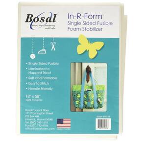 Estabilizador de espuma Bosal R Form Sew in Fusible Stabilizer White