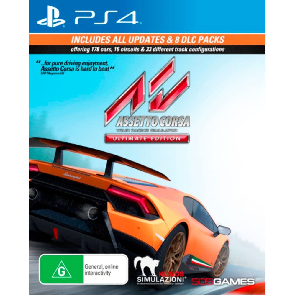 Videogame Assetto Corsa Ultimate Edition (PS4)