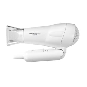 Secador de cabelo Conair Travel Smart 1200W Ceramic White