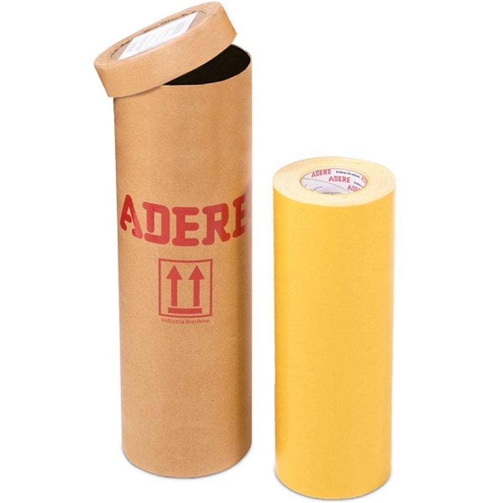 Fita Dupla Face Tecido Algodao Branco Adere 460 400MM X 30M