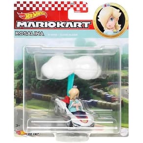 Hot Wheels Colecionavel Mario KART com Glider Rosalina Mattel GVD30