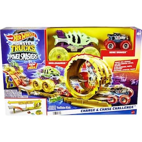 Hot Wheels Pista Monster TRUCK Arena Energia de Demolição Mattel HXT05