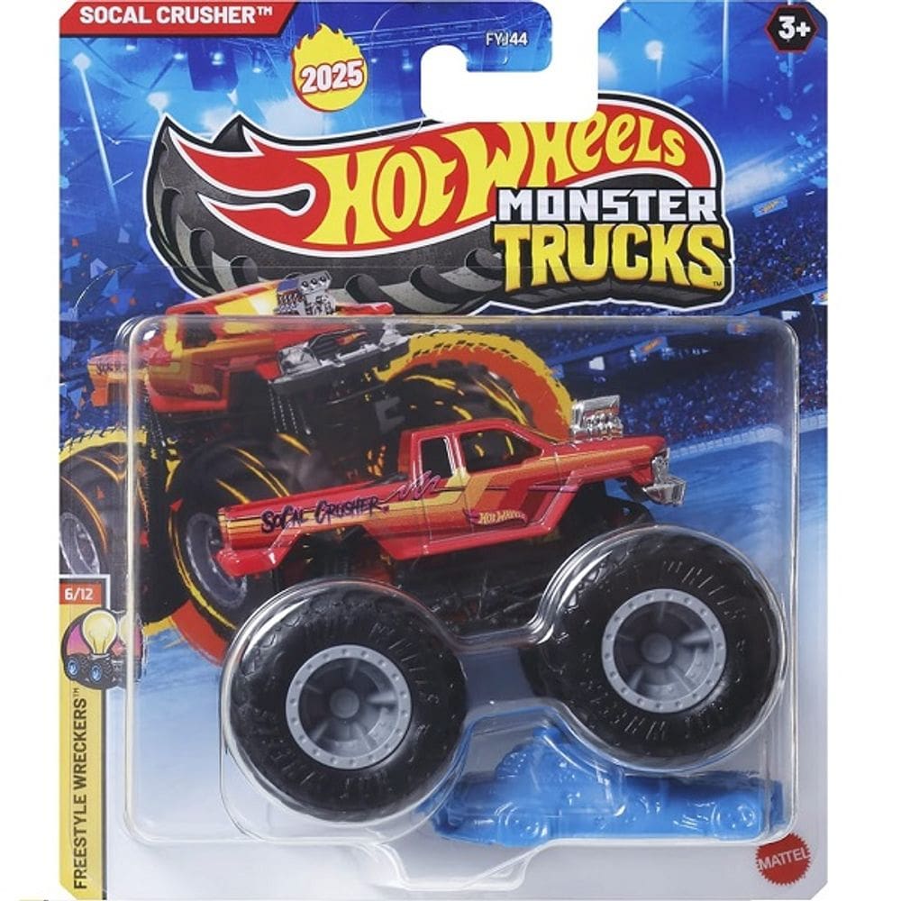 Hot Wheels Monster TRUCKS Socal Crusher Mattel FYJ44
