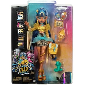Boneca Monster HIGH Cleo Novo Visual com PET Mattel HXH74