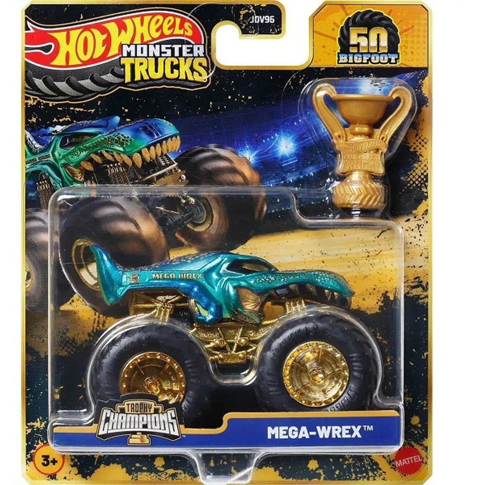 Hot Wheels Monster TRUCKS MEGA-WREX Campeonato de Bigfoot Mattel JDV96