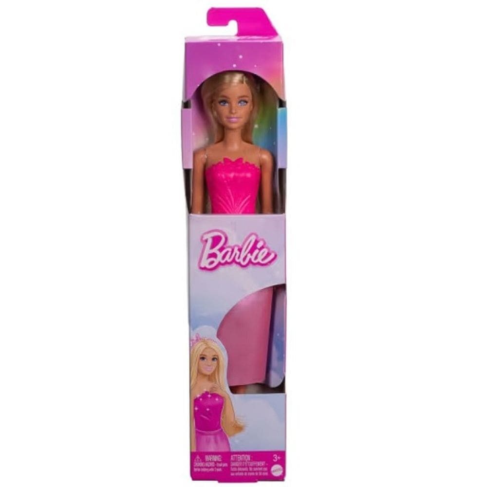 Boneca Barbie Fantasy Coleçao Donzelas Mattel JDM67 Vestido Rosa