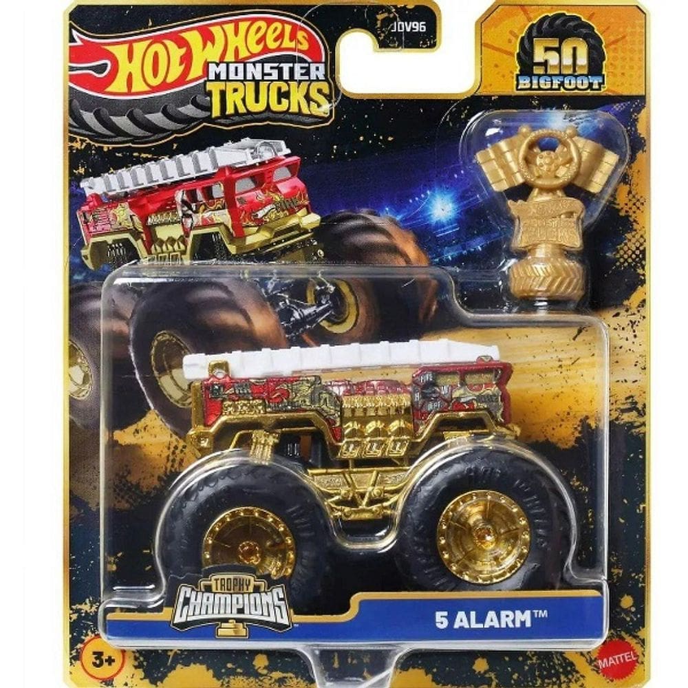 Hot Wheels Monster TRUCKS 5 ALARM Campeonato de Bigfoot Mattel JDV96
