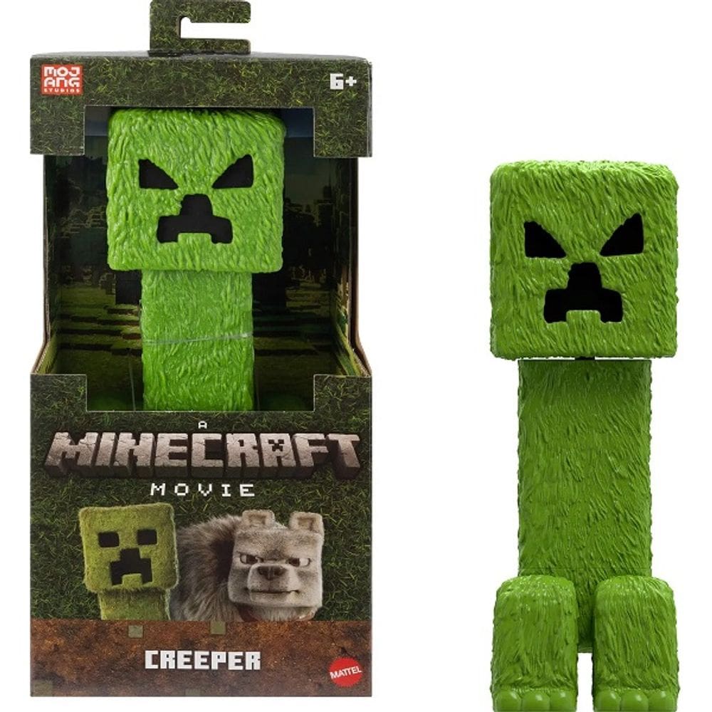 Boneco Creeper Minecraft Filme Figura 30CM Mattel JFR65