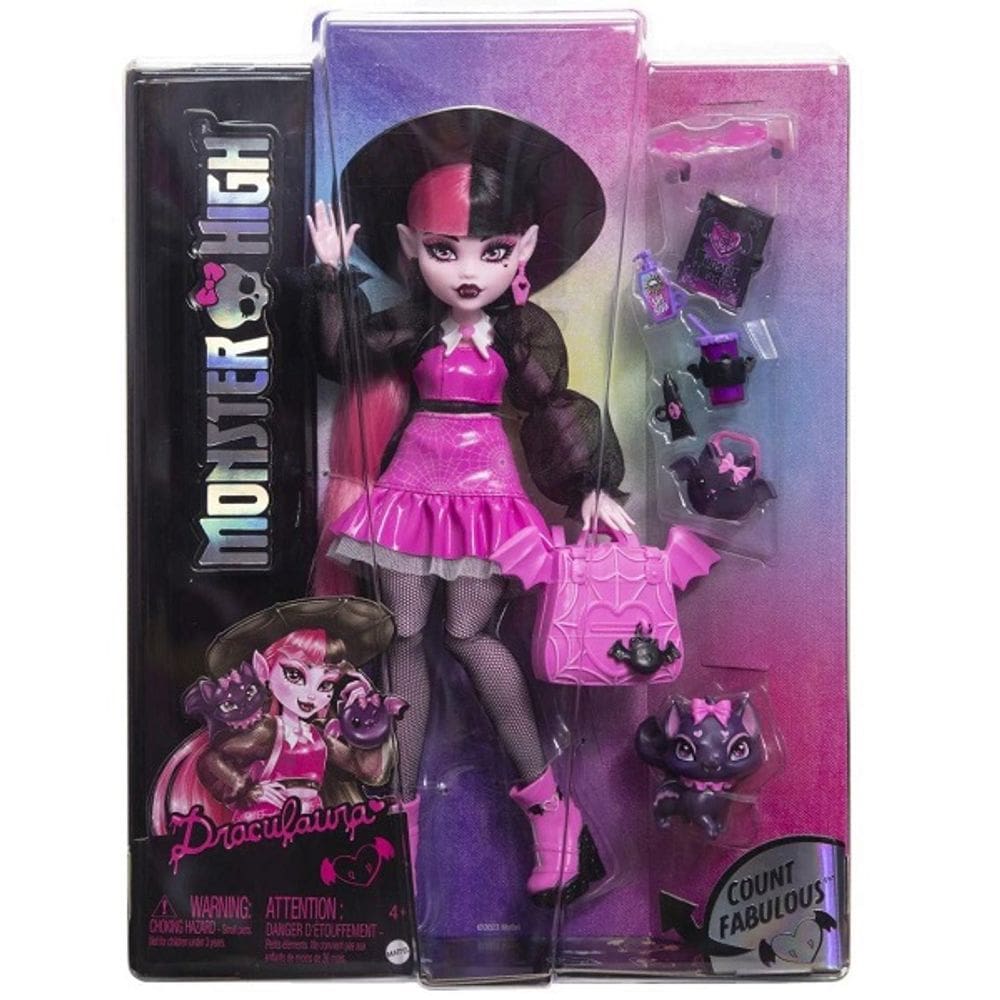Boneca Monster HIGH Coleçao Looks Monstruosos Mattel HPD53 Draculaura
