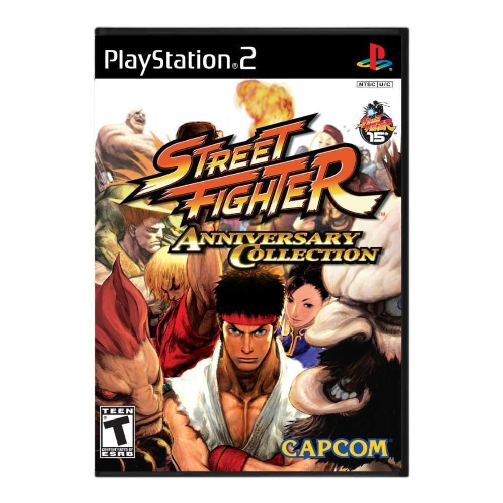 Jogo Street Fighter Anniversary Collection Ps2
