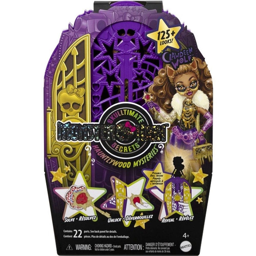 Boneca Monster HIGH Skulltimate Secrets Serie 6 Clawdeen WOLF Mattel JBG79