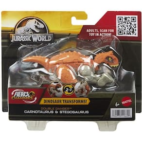 Jurassic WORLD Fierce Changers Duplo Perigo Mattel HLP05 Carnotaurus