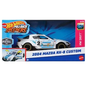 Carro HOT Wheels Pullback Mattel HPR70 2004 Mazda RX-8 Custom