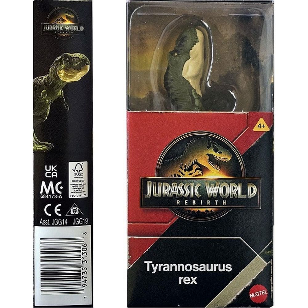 Jurassic WORLD Figura Basica 15 CM OPP Tyrannosaurus REX Mattel JGG14