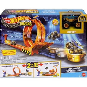 Hot Wheels Monster TRUCKS Loop Bigfoot Giros Extremos Mattel JBX64