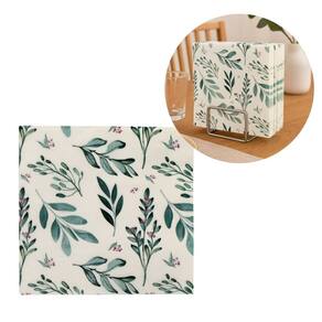Guardanapo Decorado Folhagens Folhas Duplas 33cm 20 Folhas - Tuut