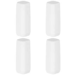 4x Porta Escova de Dente Banheiro Viagem OU Aura Branco