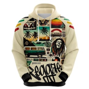 Blusa Moletom do Bob Marley Reggae Rastafari Jamaica - Lembranças