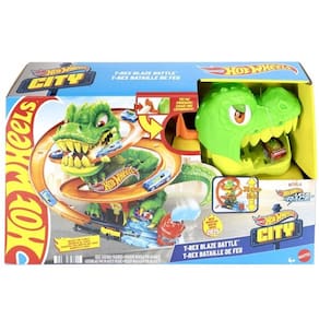 Hot Wheels Pista CITY Nemesis T-REX e Quartel de Bombeiros Mattel JBM73