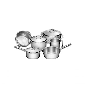 Jogo De Panelas Aco Inox 6 Pecas Solar