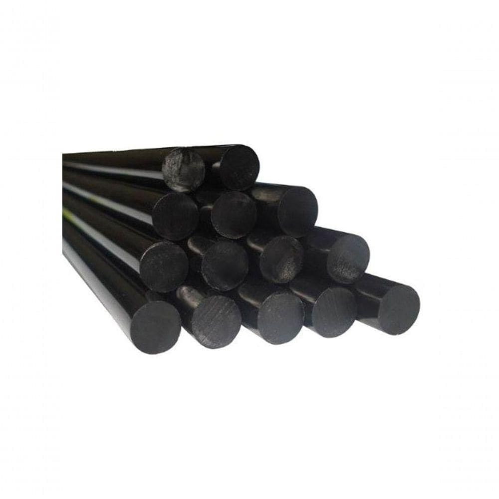 Bastao De Cola Silicone 11 Mm Pacote 1 Kg Preta