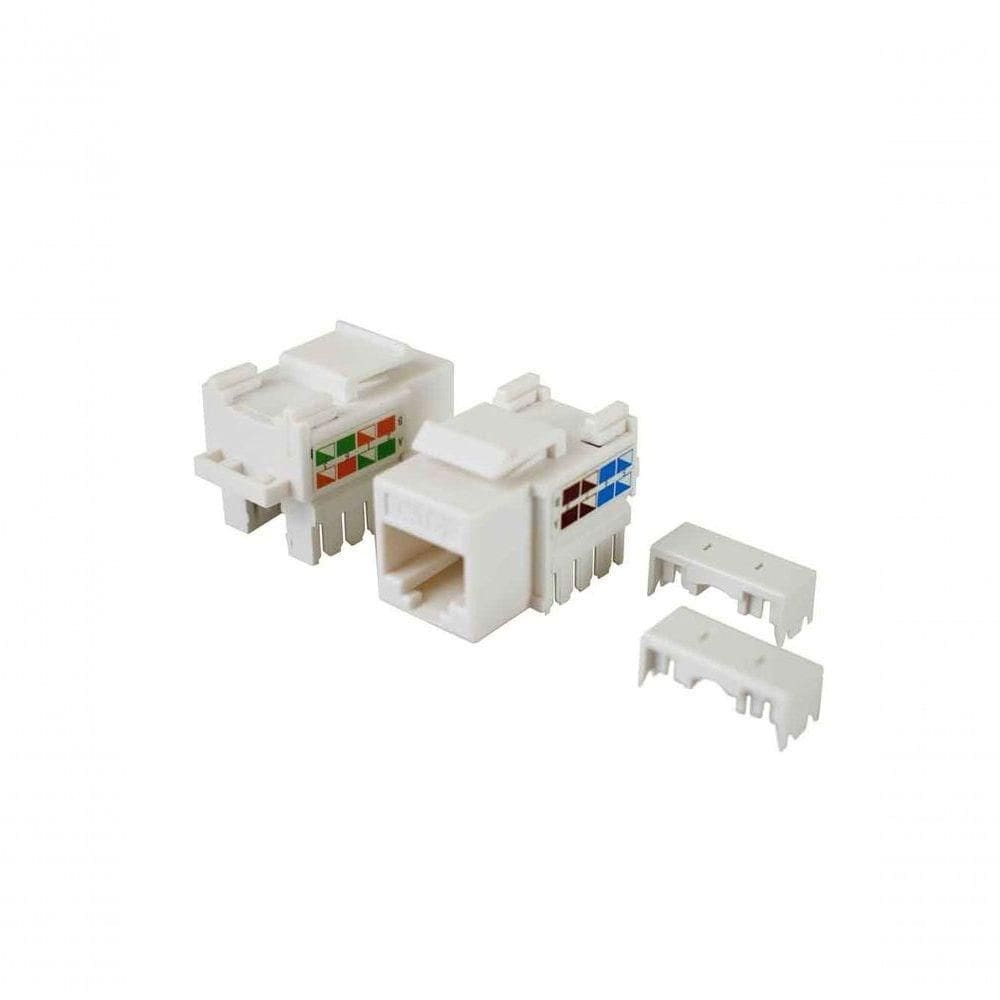 Keystone Evus C-101 Rj-45 Femea Cat5e Branco