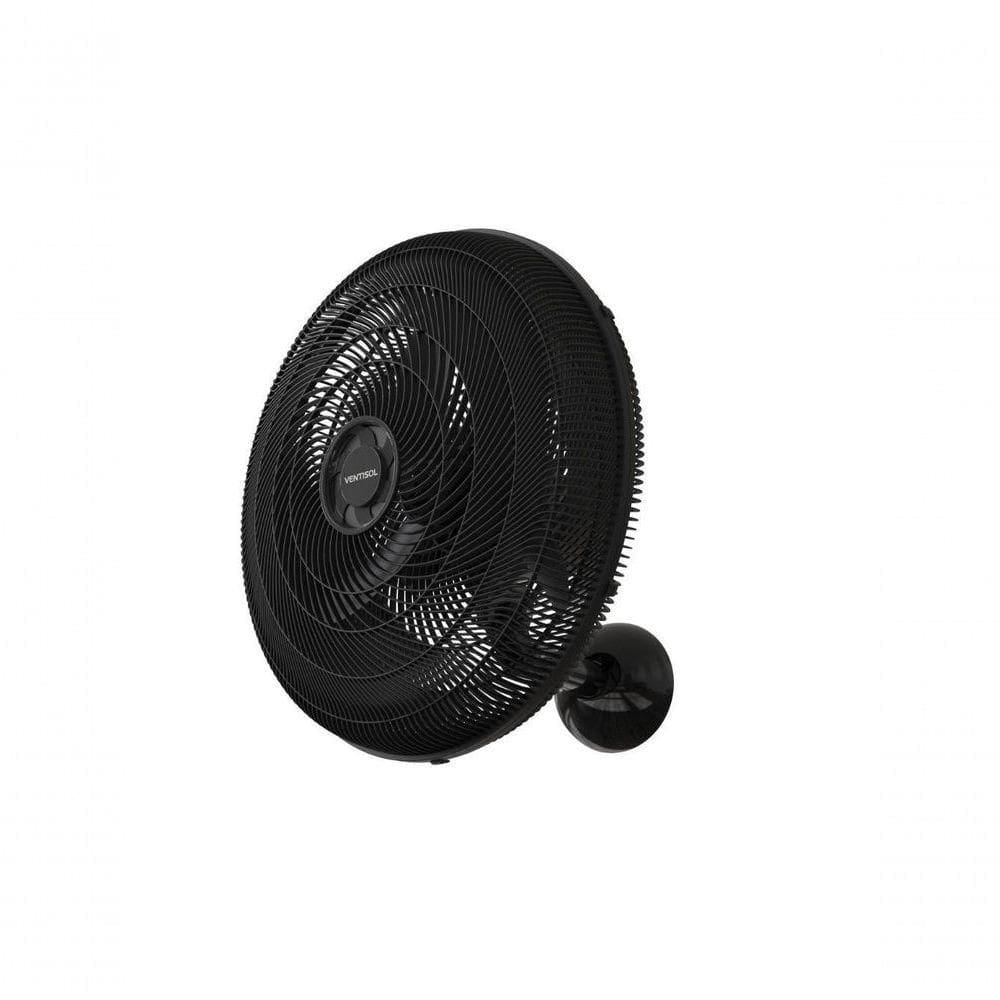 Ventilador De Parede Ventisol Oscilante New 50cm Preto 220V