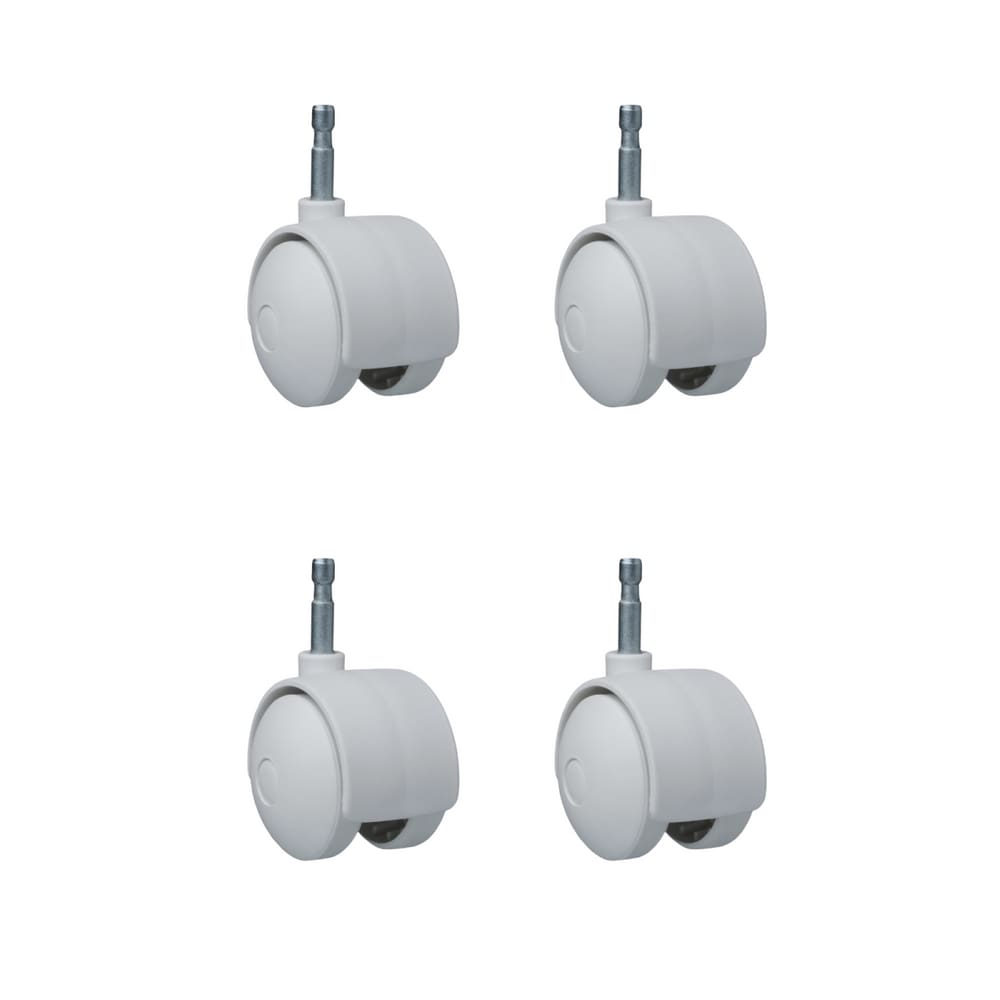 Kit 4 Rodinhas Rodizio 40mm C/bucha Branco