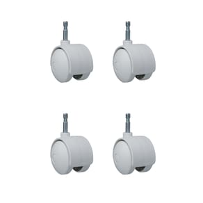Kit 4 Rodinhas Rodizio 40mm C/bucha Branco