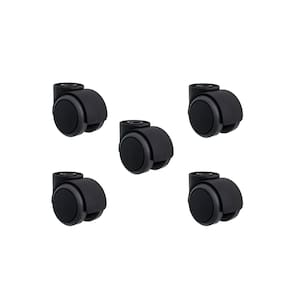 Kit 5 Rodinhas Cadeira Anti Risco Roda Silicone Pu S/pino