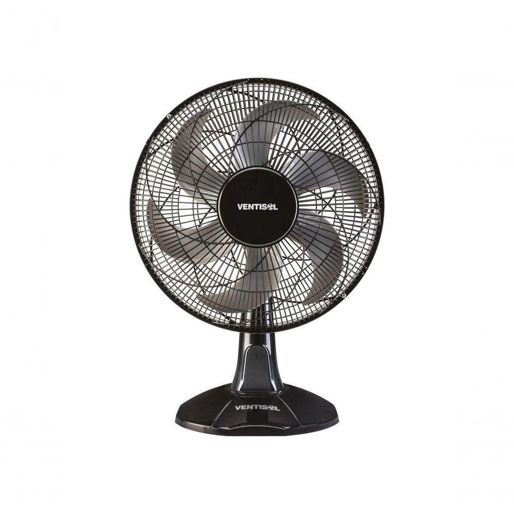 Ventilador De Mesa Ventisol Oscilante 40cm Turbo 6 Preto-cinza 110V