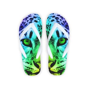 Chinelo Personalizado com Estampa de Animais – Unissex Adulto