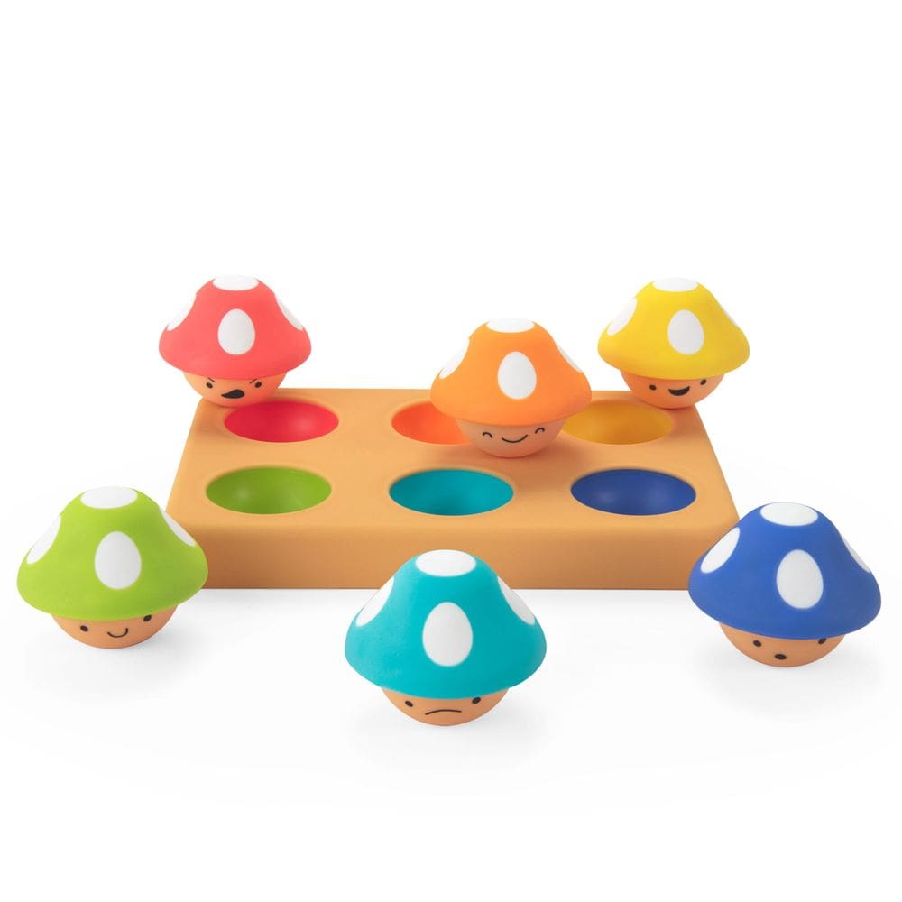 Quadro de classificação Sassy Mischievous Matching Mushrooms 12+ meses