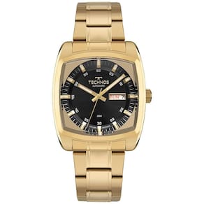 Relógio Technos Masculino Automatico Dourado - 8205om-1p