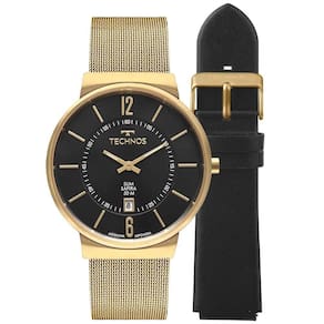 Relógio Technos Masculino Slim Dourado - Gm17ac/t1p Gm17ac/t1p