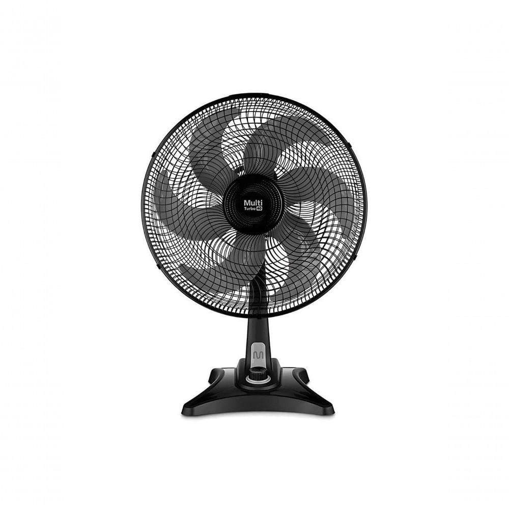 Ventilador De Mesa Multilaser Vl401 Multi Turbo 40 135w 40cm Preto 110V