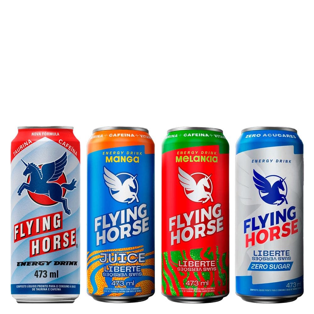 Kit Energético Flying Horse Sabores