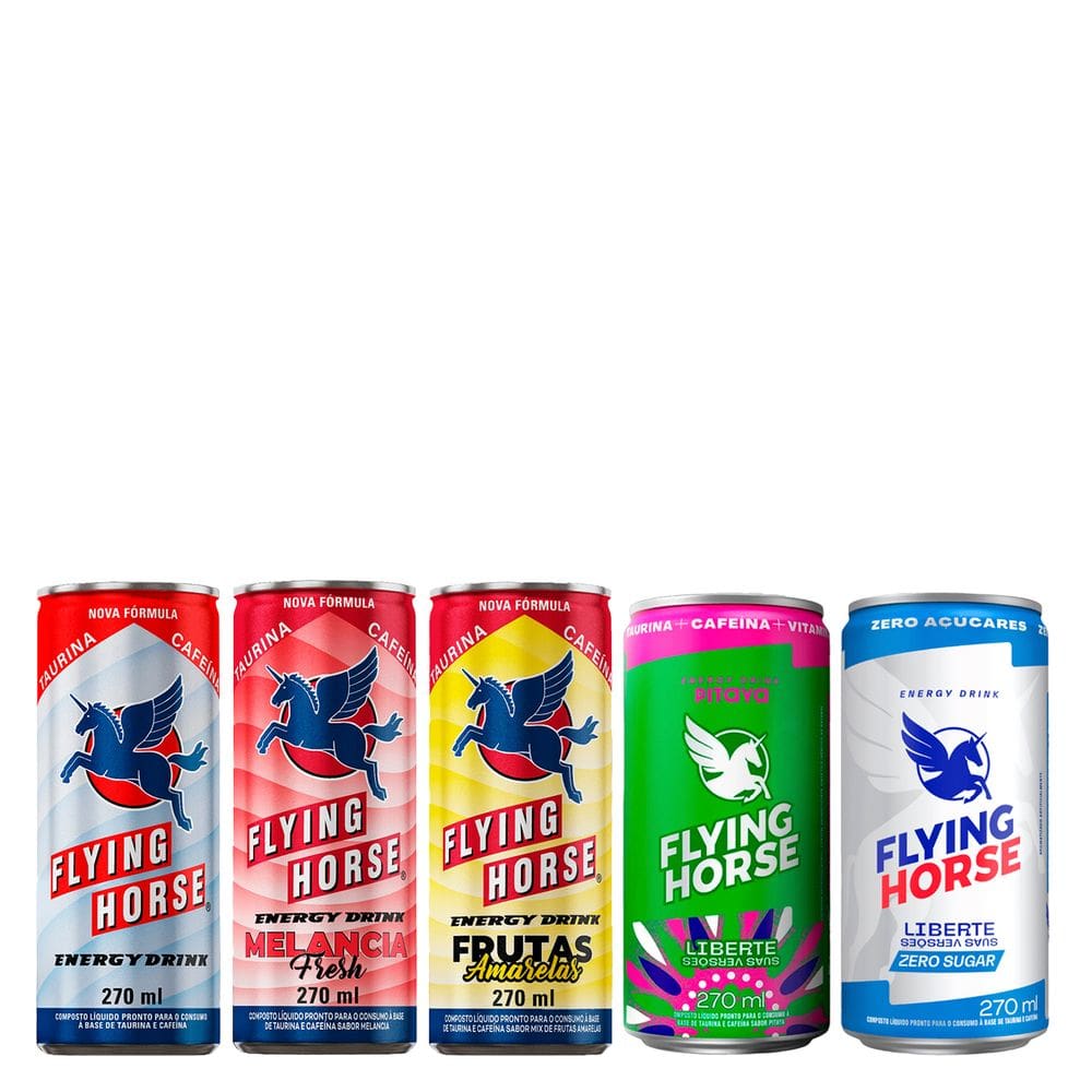 Kit Energético Flying Horse Sabores