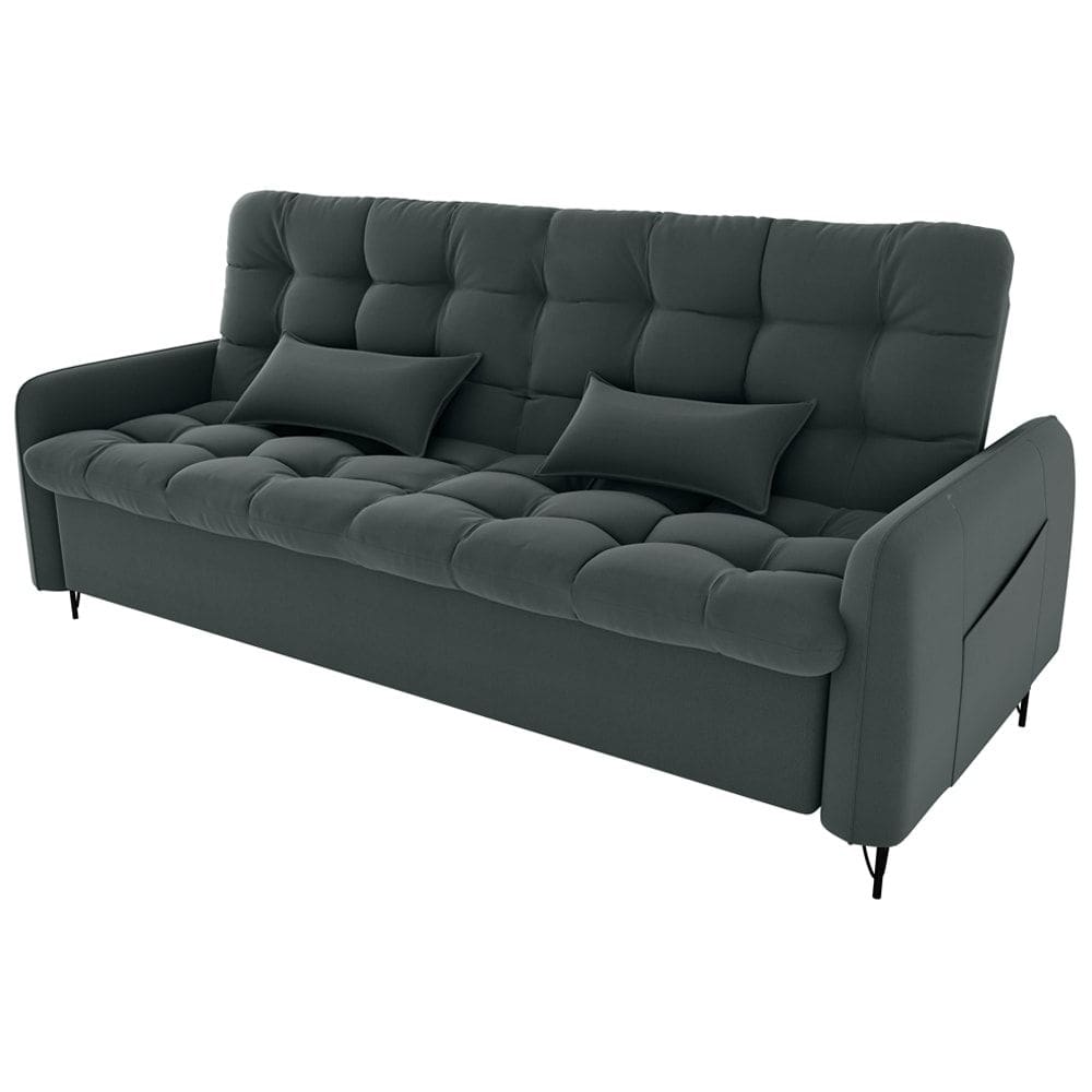 Sofa Cama 2 Lugares 200cm Pillar Veludo E401 Chumb Milani Store