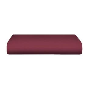 Lençol De Malha Solteiro Com Elástico 100% Algodão - Linha Casa - Vermelho