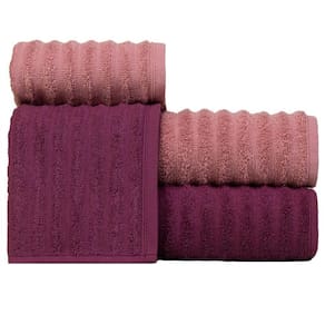 Jogo De Toalha Gigante Fio Penteado - 3 Banhão E 3 Rosto - Soft - Cores Femininas