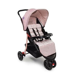 Carrinho de Bebê Toffy Rosa Listras- Cosco Kids