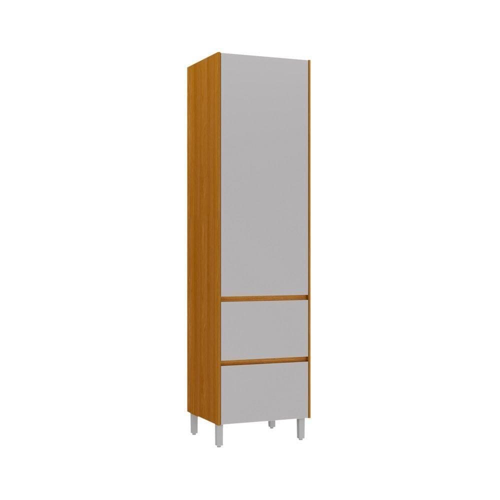 Paneleiro Dispenseiro 2 Portas 1 Gaveta Lumina - Itatiaia Cinamomo-fendi