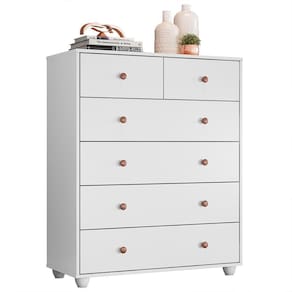 Cômoda Vittoria 6 Gavetas Branco - Móveis Albatroz Branco