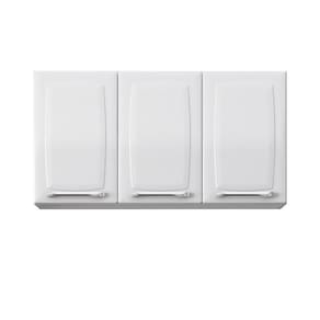 Armário Aério 3 Portas Luce - Itatiaia Branco