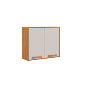 Armário Aéreo Napoles 80cm 2 Portas - Itatiaia Cinamomo-off White